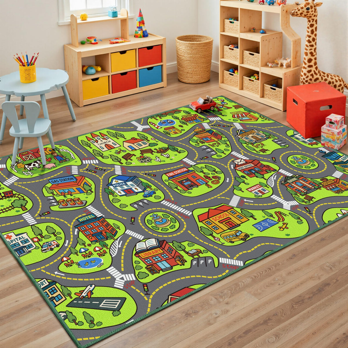Arenarug Upgrade Ultra Non Slip Backing ensures a secure play surface.