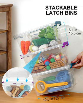 AREYZIN BPA-free durable bins crafted from high-quality polypropylene.