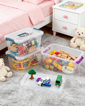 AREYZIN multi-purpose storage bins suit crafts, office, toys, and pantry.