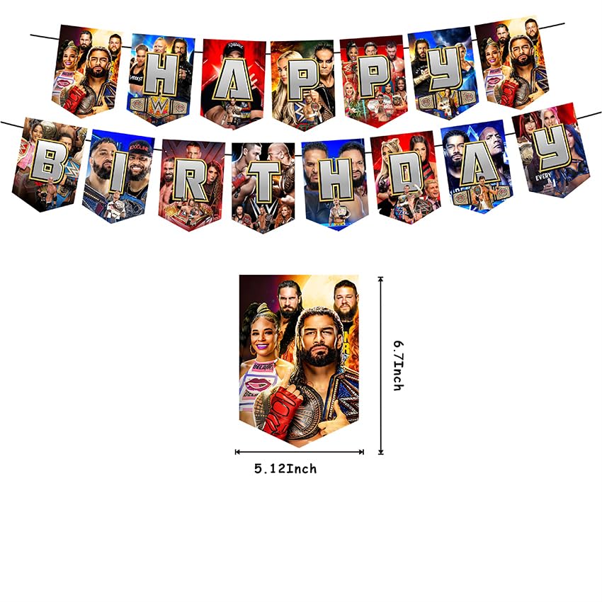 ARHAVI Wresting cupcake toppers decorate treats with charm