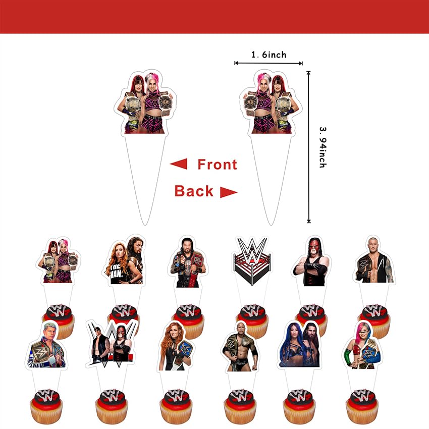 ARHAVI Wresting party decorations set for easy setup