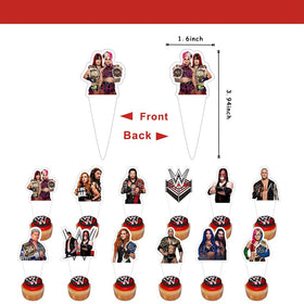 ARHAVI Wresting party decorations set for easy setup