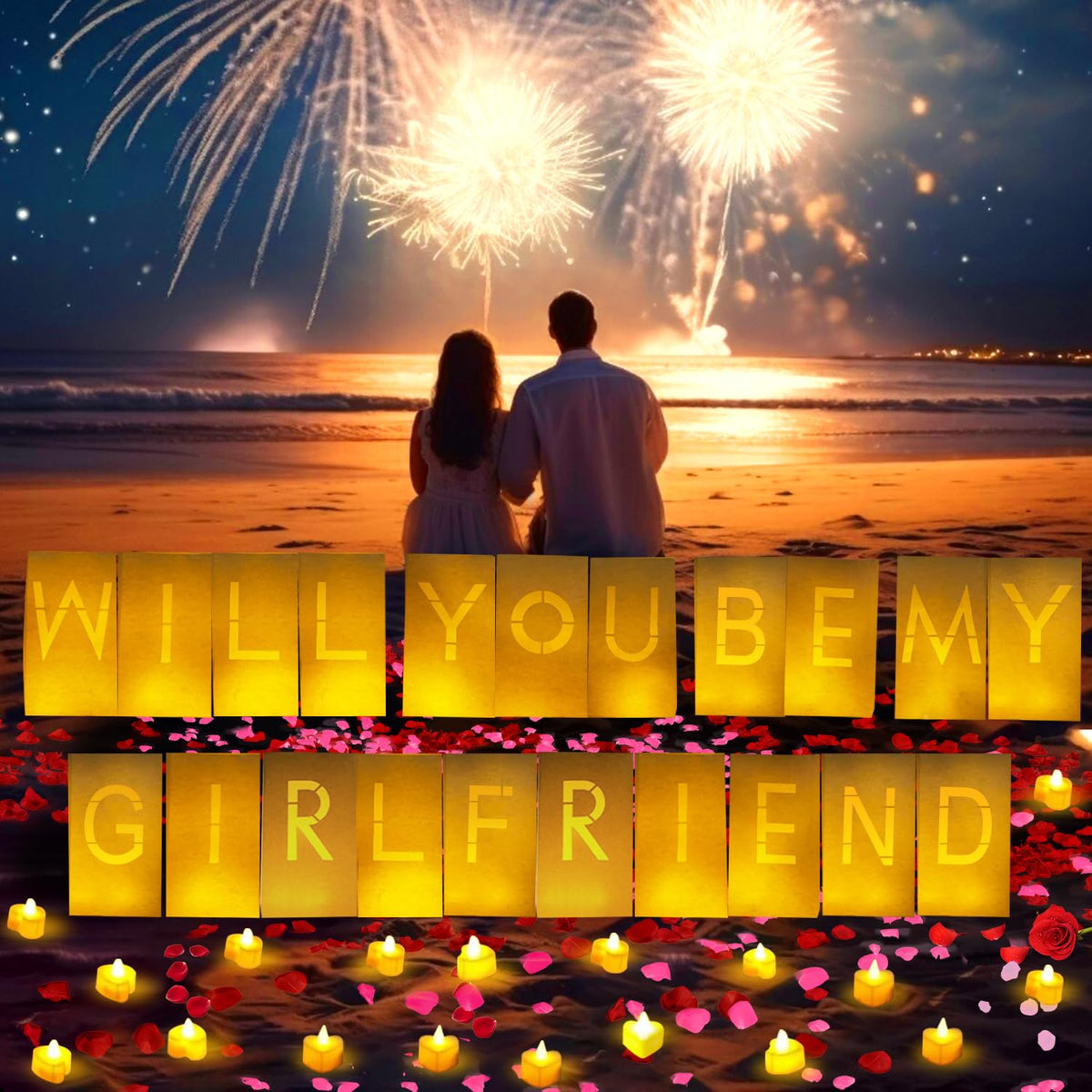 ARIKJ Will You Be My Girlfriend warm glow enhances indoor celebrations
