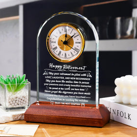 Arikyrist clock displayed on a desk with soft lighting for ambience