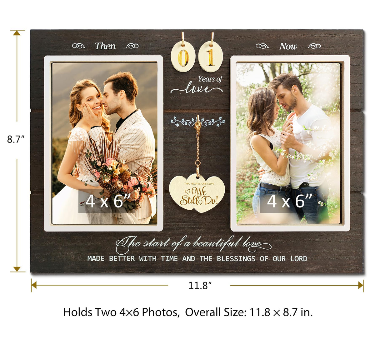 A'arkaJ then-and-now photos side by side show evolving love.