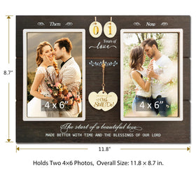 A'arkaJ then-and-now photos side by side show evolving love.