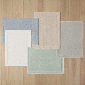 Arkwright durable cotton rug for daily bathroom use.