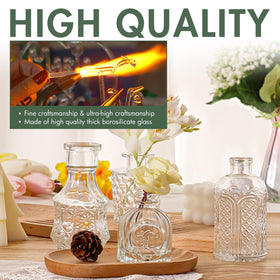Arme bud vase set 45 wedding table decor ideas for elegant florals.