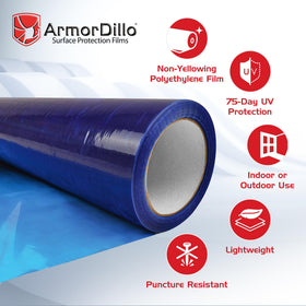 ArmorDillo USA-made window film with included precision knife.