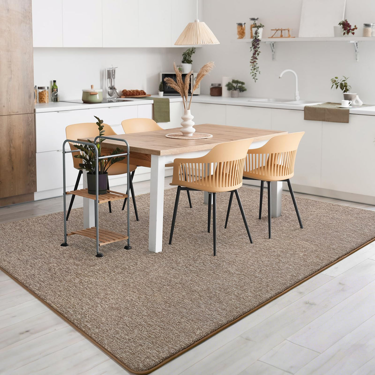 AROGAN memory-foam-inspired rug adds comfort under desks and in bedrooms.