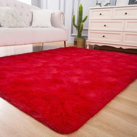 AROGAN rug with anti-slip backing stays in place on smooth floors