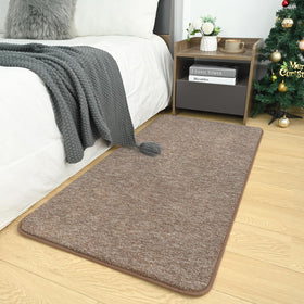 AROGAN small washable area rug with memory foam base provides cloud-like comfort in bedrooms.