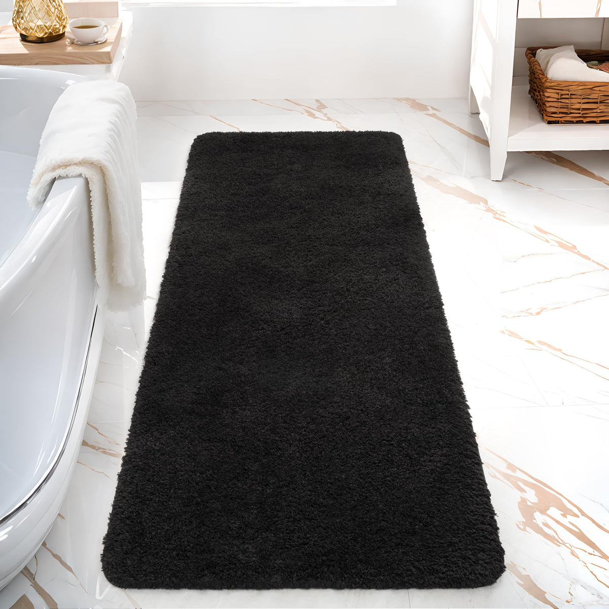 AROGAN closeup shows plush microfiber pile and absorbent texture.