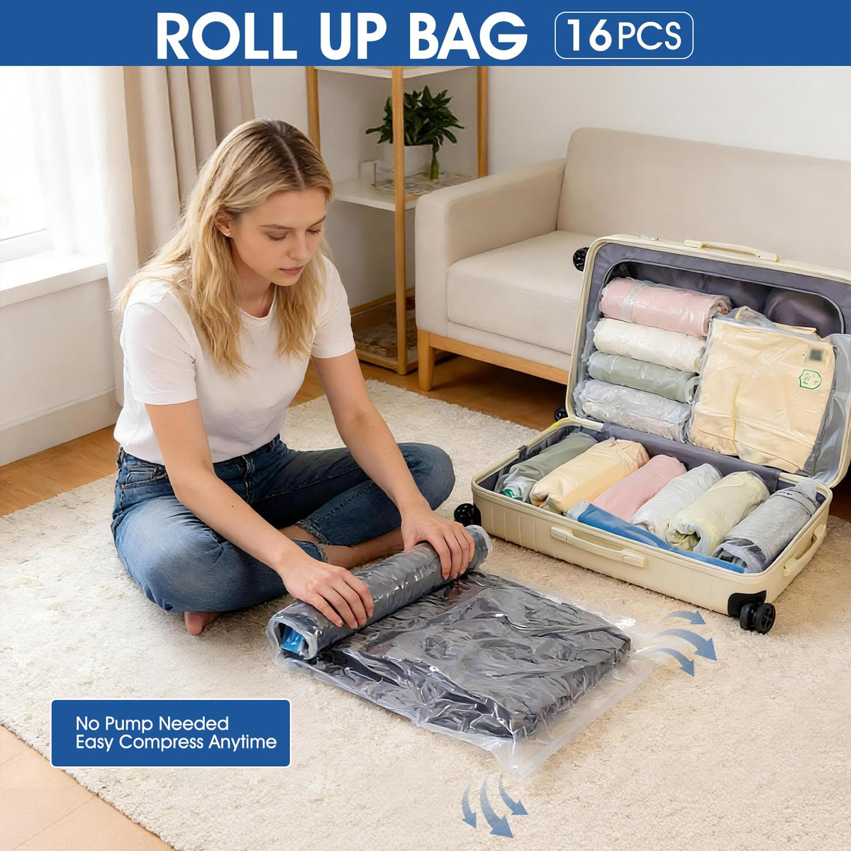 AROIC super jumbo bags maximize closet space for seasonal wardrobes