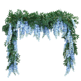 AROIUO encrypted wisteria garland 71in for elegant ceremony backdrop