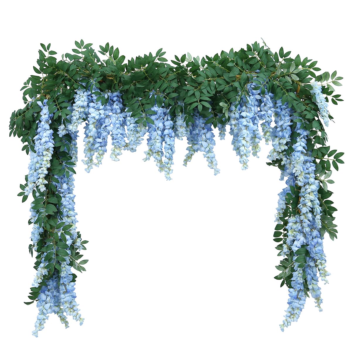 AROIUO encrypted wisteria garland 71in for elegant ceremony backdrop