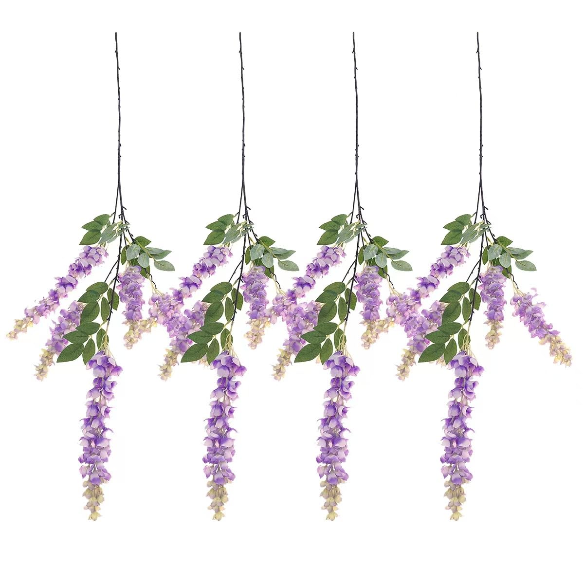 AROIUO wisteria hanging flowers in royal blue for vibrant events
