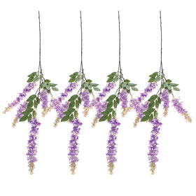 AROIUO wisteria hanging flowers in royal blue for vibrant events