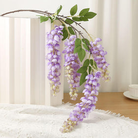 AROIUO wisteria in vase decor for centerpiece accents