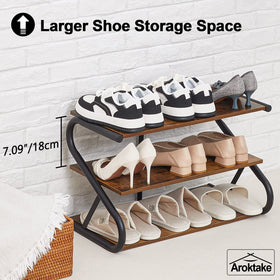 Aroktake entryway setup shows the rack integrated into hallway decor.