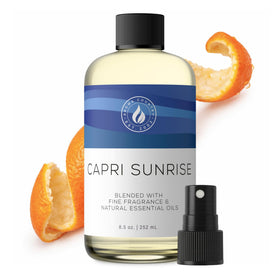 AROMA COUNTRY Capri Sunrise bottle showing citrus aroma for premium home scent