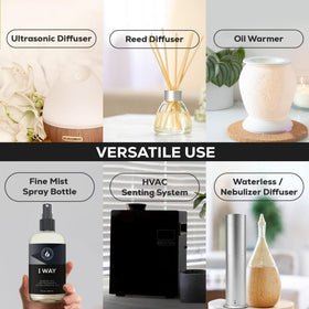 AROMA COUNTRY Packaging display highlights premium diffuser oil branding.