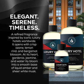 AROMA COUNTRY Ritzy Luxury Hotel Diffuser Oil gardenia amber aroma evokes hotel atmosphere.