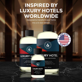 AROMA COUNTRY Ritzy Luxury Hotel Diffuser Oil in a luxury hotel diffuser setup for premium ambiance.