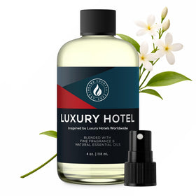 AROMA COUNTRY Ritzy Luxury Hotel Diffuser Oil bottle pour for refined room diffusion.
