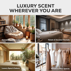 AROMA COUNTRY Ritzy Luxury Hotel Diffuser Oil room scent setup for office or living spaces.