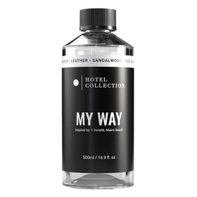 Aroma360 My Way bottle pour ready for diffusion in any room.