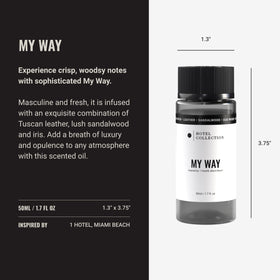 Aroma360 My Way sandalwood note emphasizes warm, comforting scents.