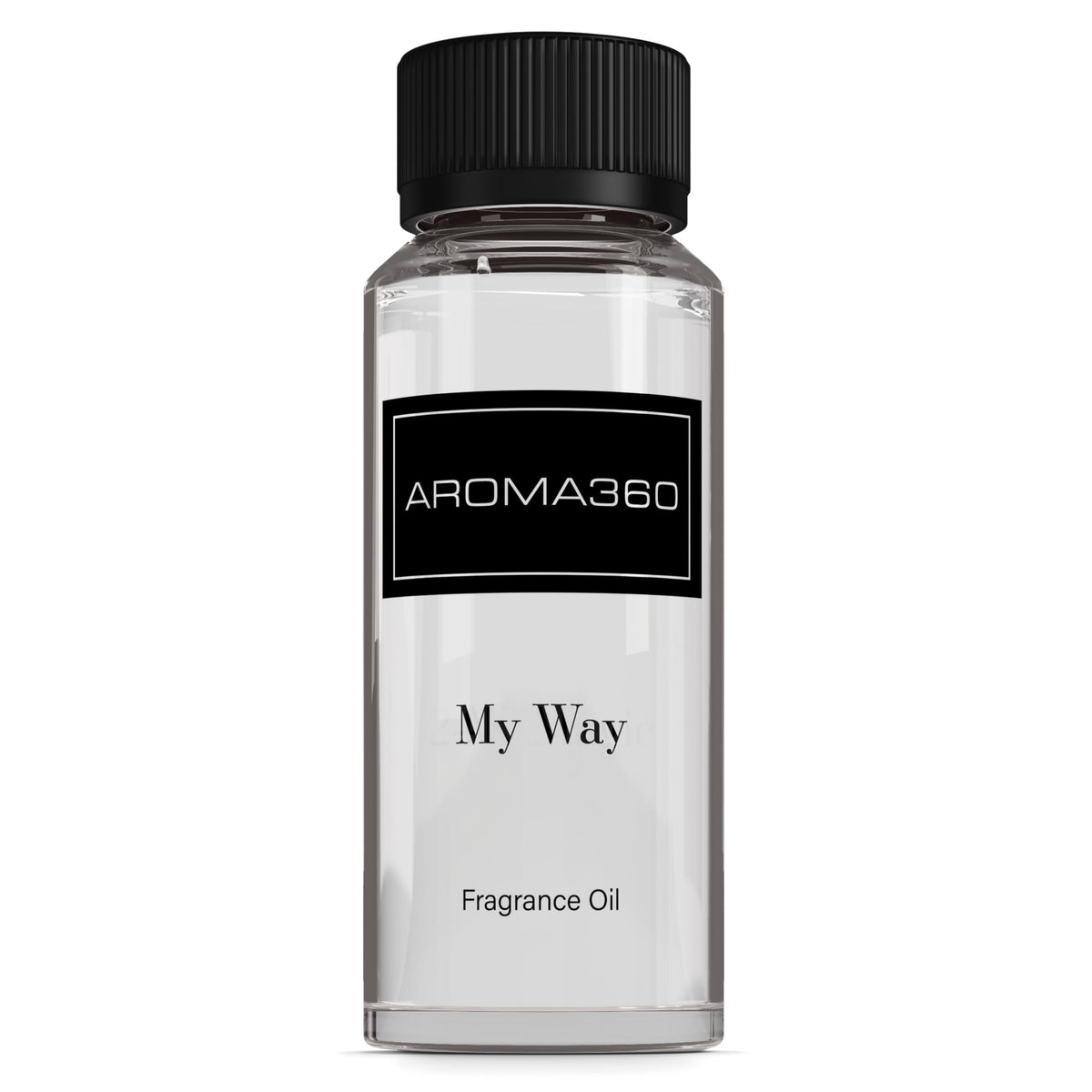 Aroma360 My Way bottle-cap close-up highlighting premium diffuser use.
