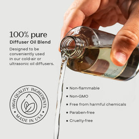 AROMAPLAN diffuser setup demonstrates easy integration with existing diffusion systems.