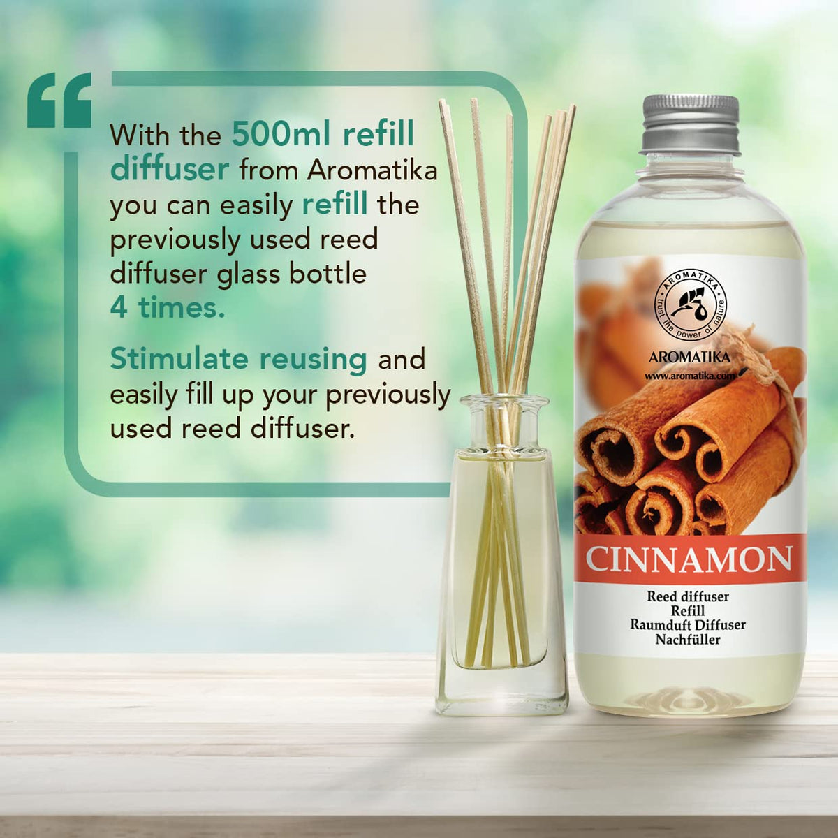 AROMATIKA Cinnamon aroma supports relaxing evenings and cozy gatherings