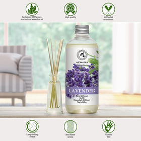AROMATIKA Lavender Diffuser in living room ambience.