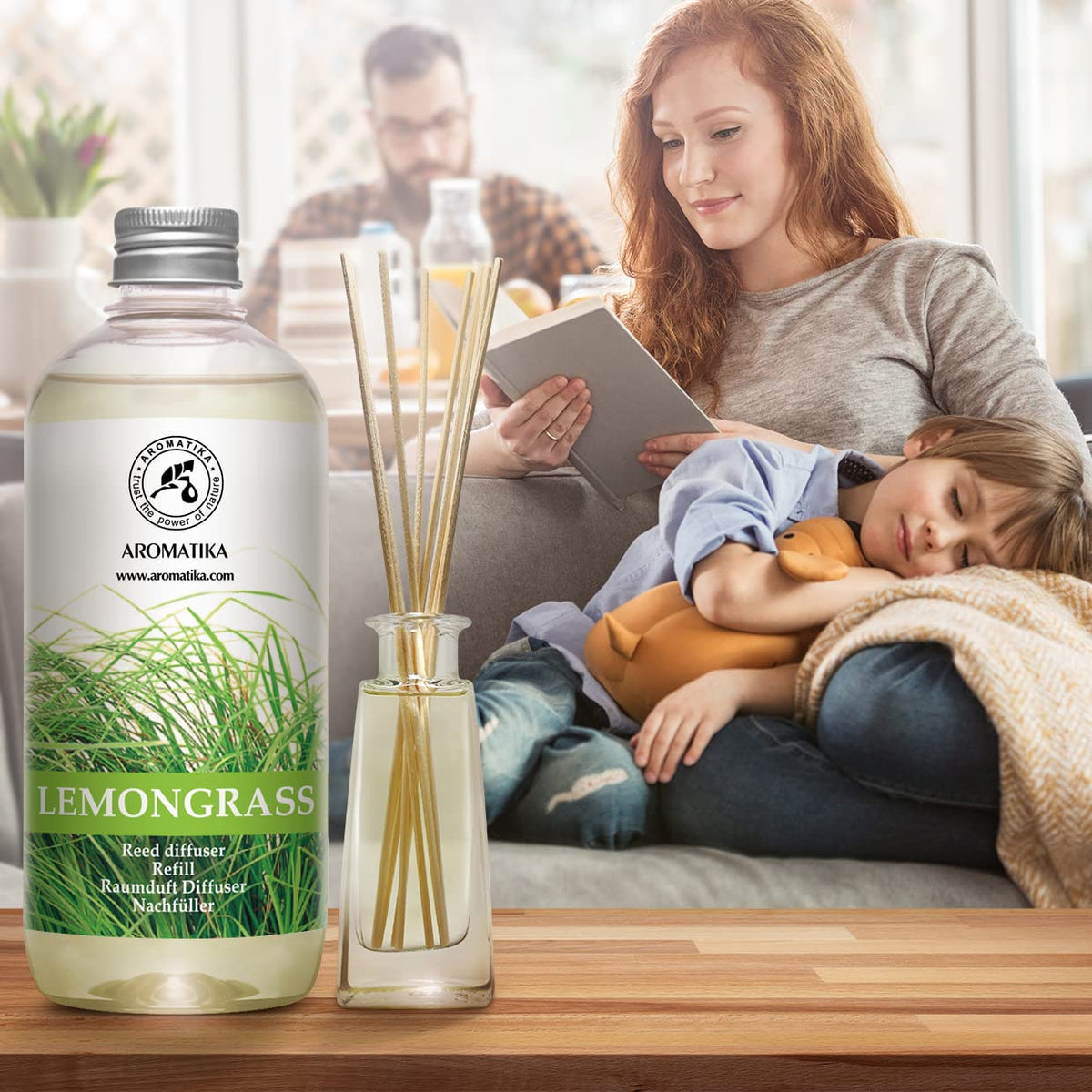 AROMATIKA lemongrass diffusion long-lasting fragrance for all-day freshness