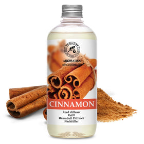 AROMATIKA Cinnamon essential oil refill enhances aromatherapy with a warm aroma