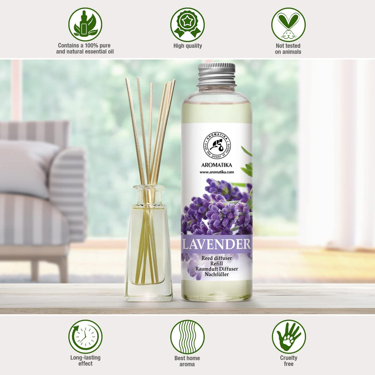 AROMATIKA spa setting diffuser ambience for calm spaces.