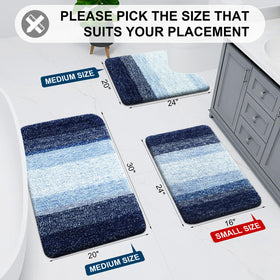 Arotive rug close-up highlights dense microfiber pile, delivering soft cushioning and strong absorbency.
