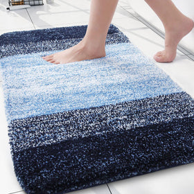 Arotive microfiber bath rug with soft plush texture for comfortable stepping after shower