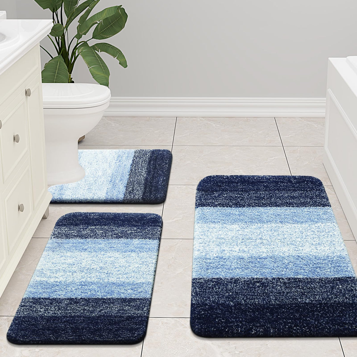 Arotive multipurpose rug suits bathrooms, kitchens, and bedrooms with soft texture