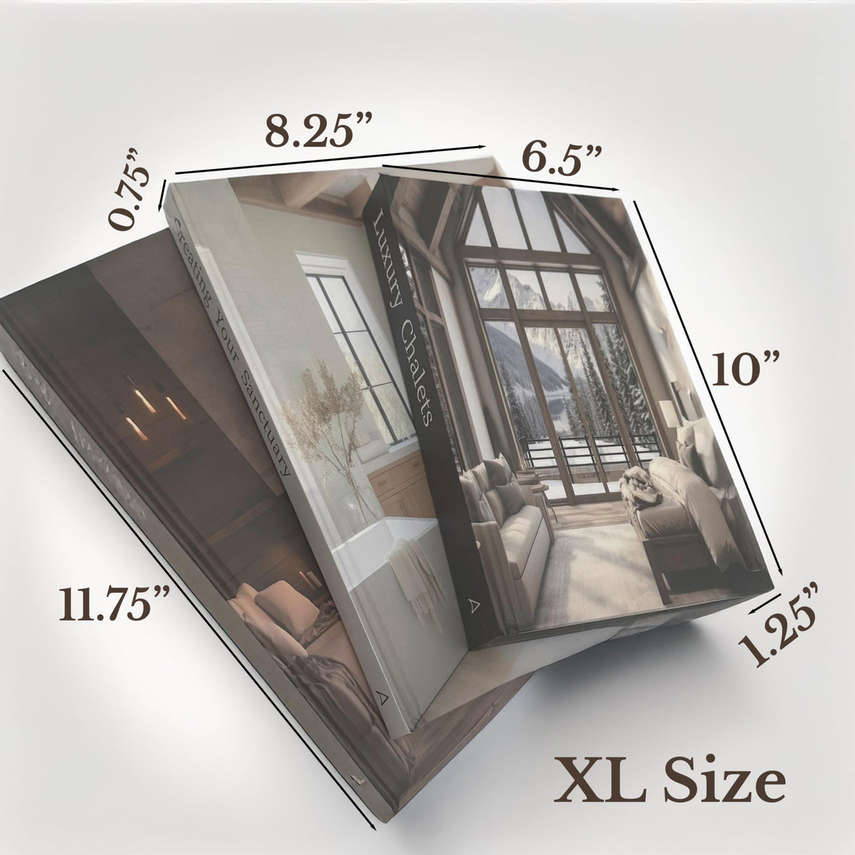 Array & Arrow minimalist decorative books blend with modern and farmhouse styles.