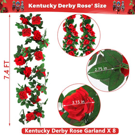 Arrowom Derby Day artificial roses for weddings and photos.