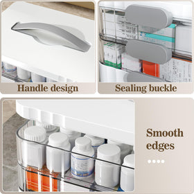 ARSTPEOE transparent trays allow quick visibility of items