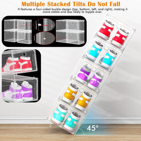 ARSTPEOE magnetic doors keep boxes securely closed while you retrieve pairs.