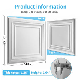 Art3d lightweight PVC tiles simplify handling and cutting during install.