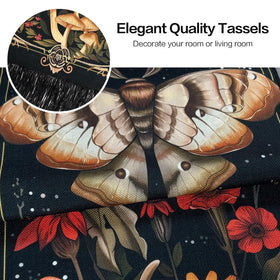 ARTCREATOR Pack of 2 tapestries offers versatile hanging options for rooms.