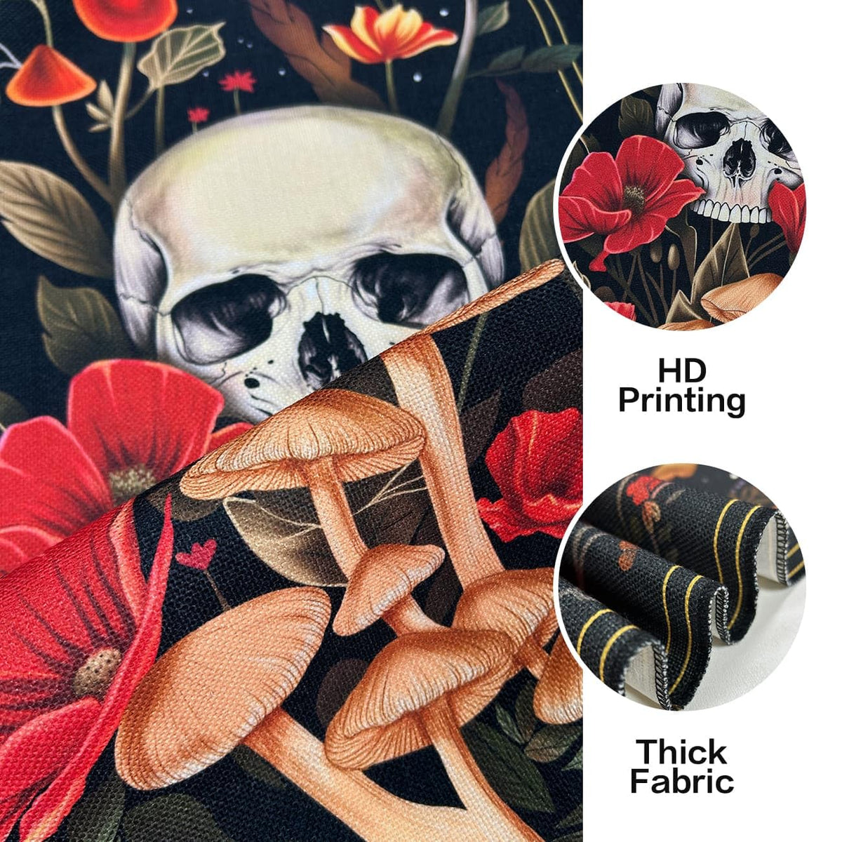 ARTCREATOR Soft cotton and linen fabric ensures lightweight, comfortable wall decor.