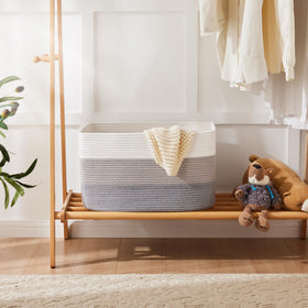 Artfeel living room basket adds natural decor touch.